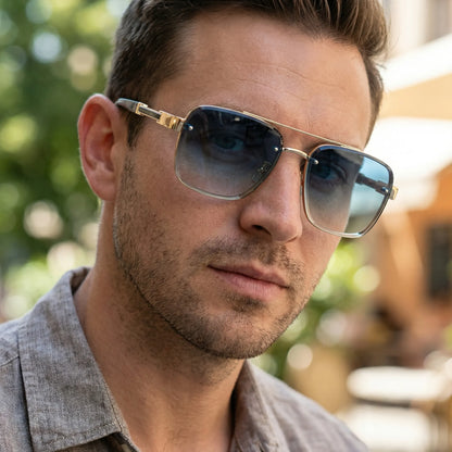 Lunettes de Soleil Homme | Modèle Luxe au Design Moderne