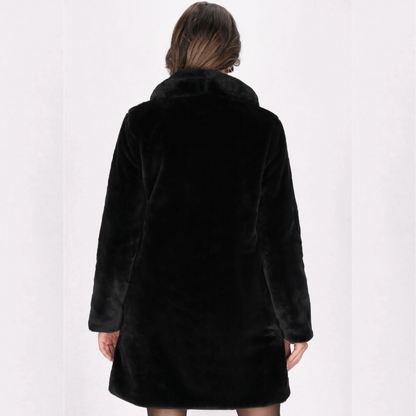 Manteau d’Hiver Effet Fourrure