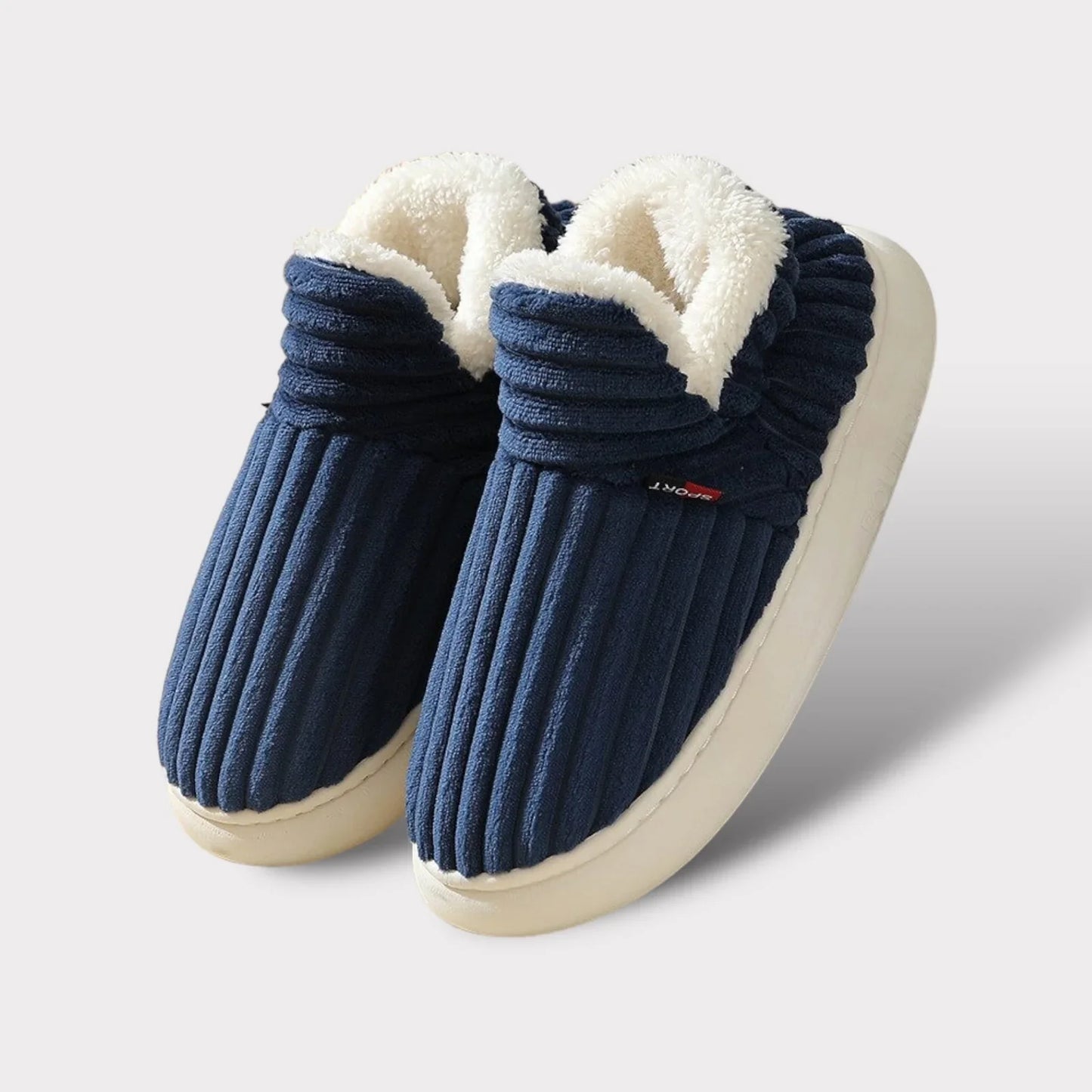 Lovia – Pantoufles Fleece CozyComfort | 1+1 GRATIS