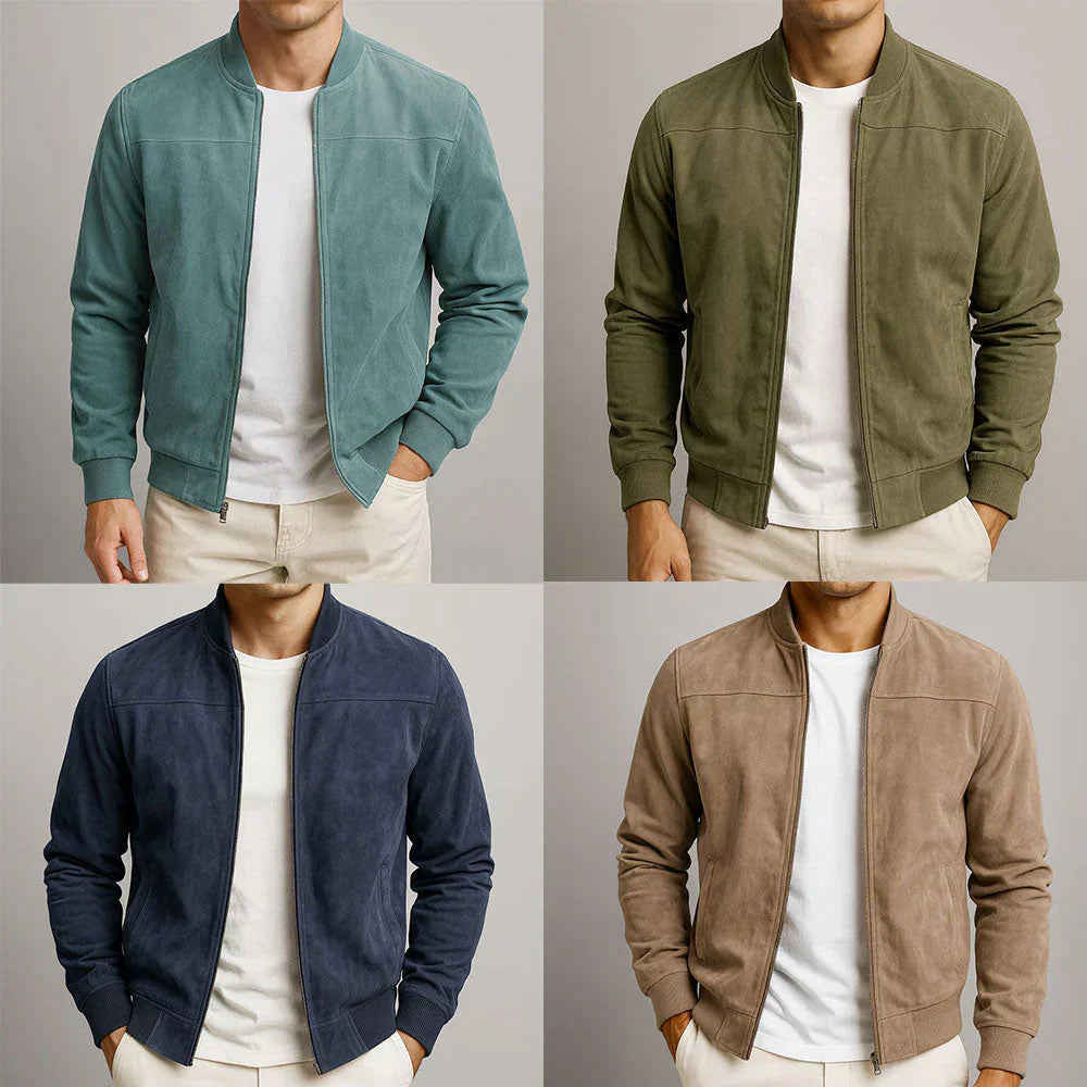 Lovia - Suède Bomber Veste