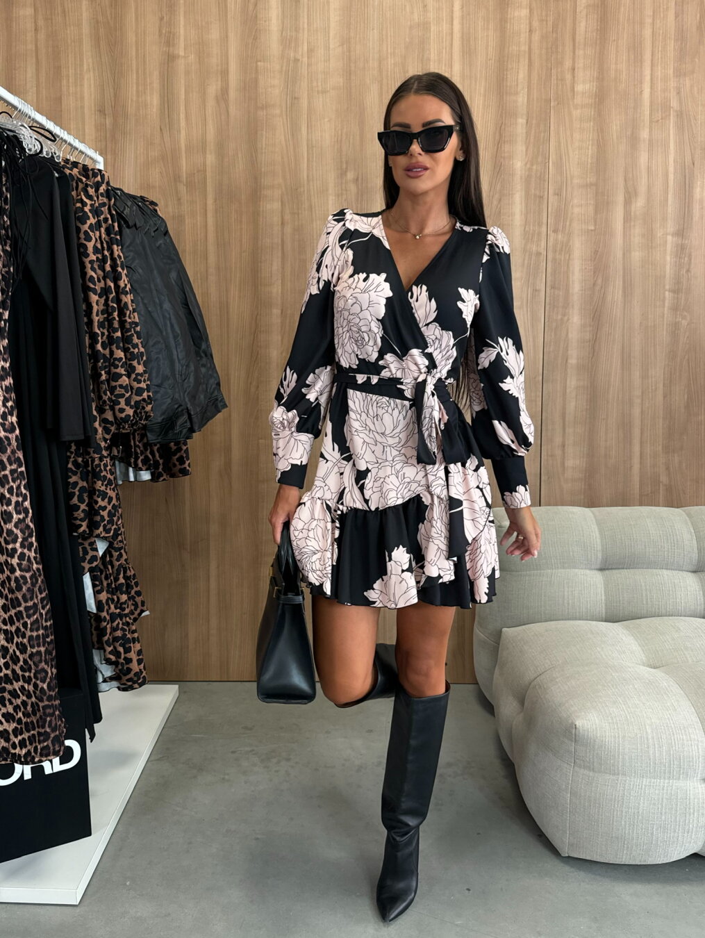 Lovia – Robe Maxi de Soirée à Imprimé Fleuri