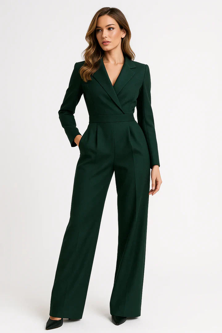 Lovia - Combinaison Blazer Col en V