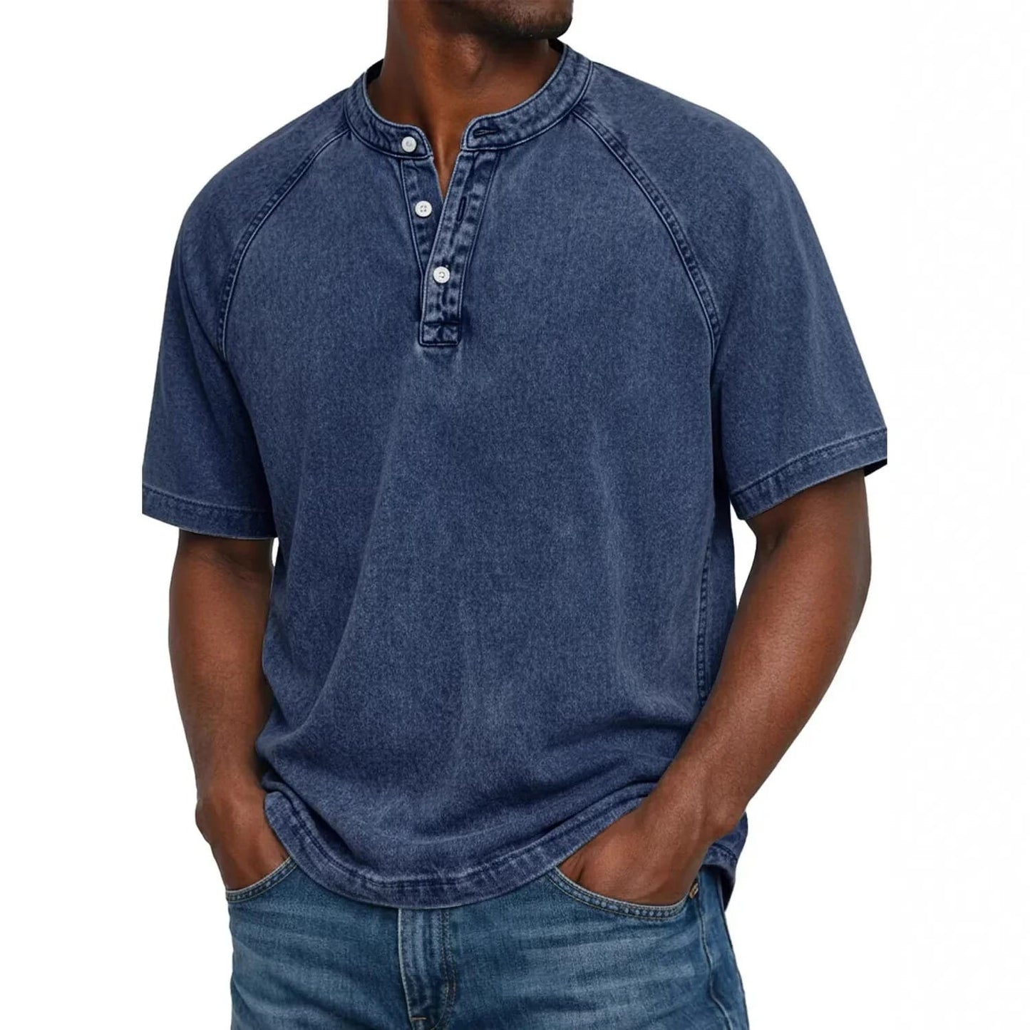 Lovia - Henley style marin