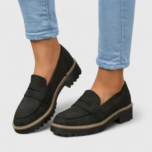 Lovia – Mocassins à Enfiler avec Semelle Robuste