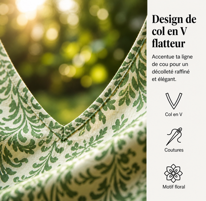 Lovia – Robe Maxi à Imprimé Fleuri
