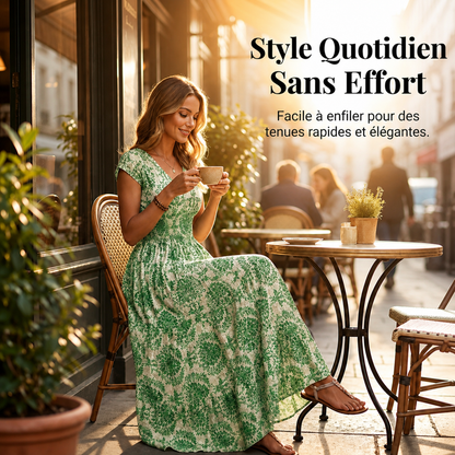 Lovia – Robe Maxi à Imprimé Fleuri