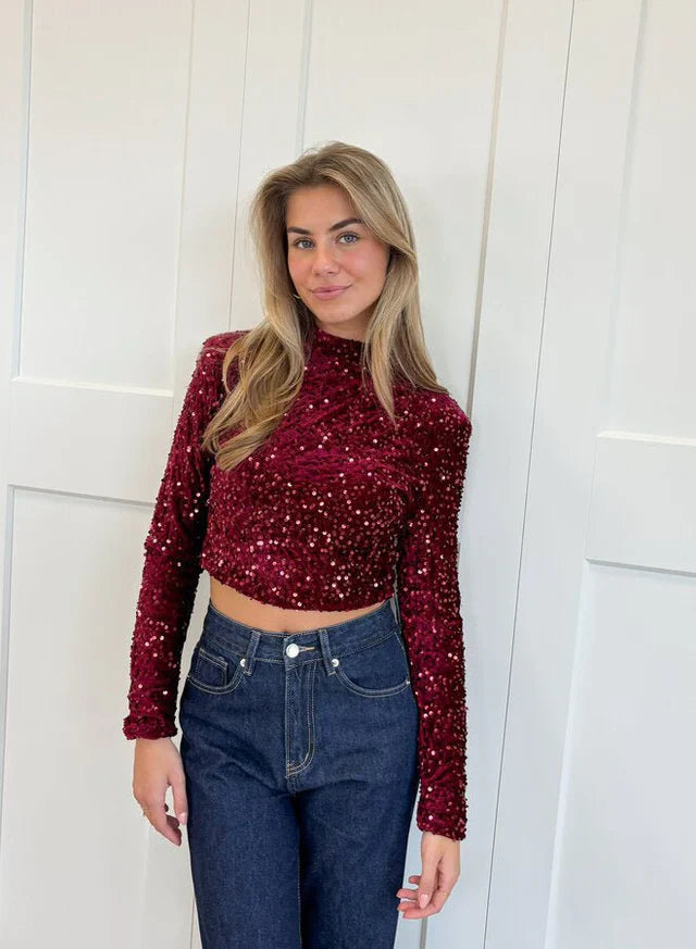 Lovia – Top à Paillettes