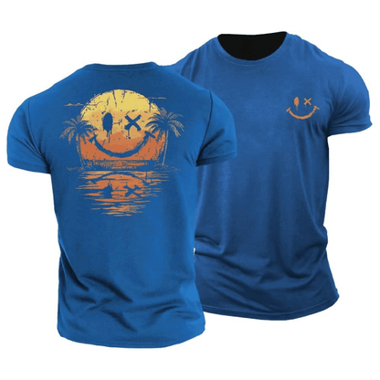 Lovia – T-shirt Smiley Estival | 1+1 GRATUIT