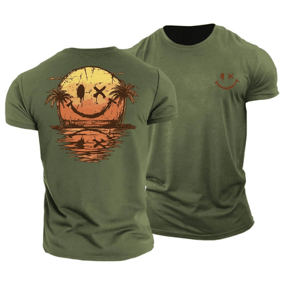 Lovia – T-shirt Smiley Estival | 1+1 GRATUIT