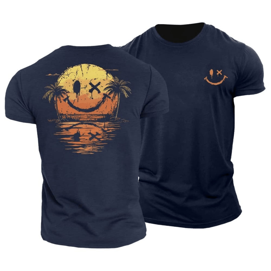 Lovia – T-shirt Smiley Estival | 1+1 GRATUIT