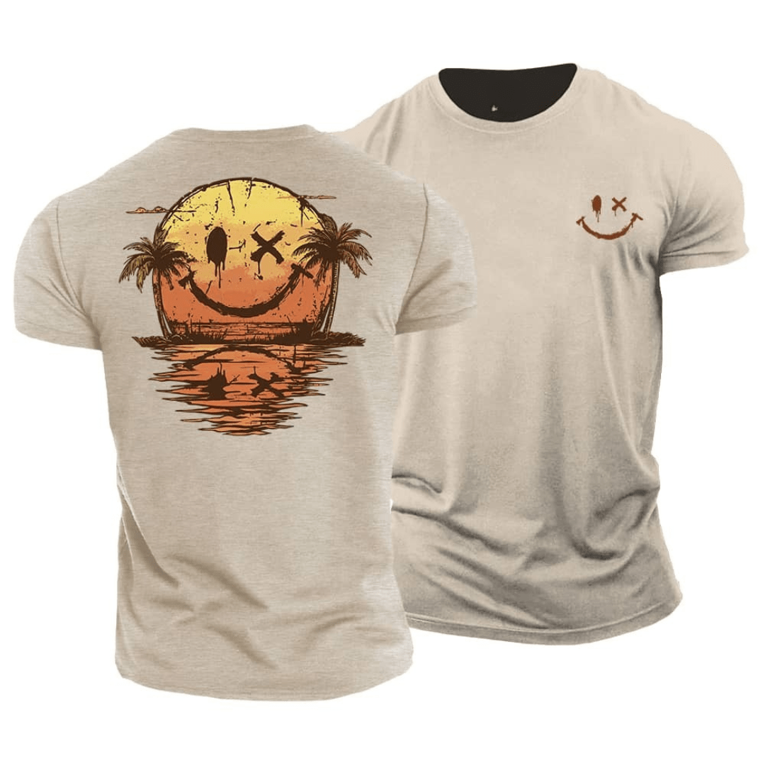 Lovia – T-shirt Smiley Estival | 1+1 GRATUIT
